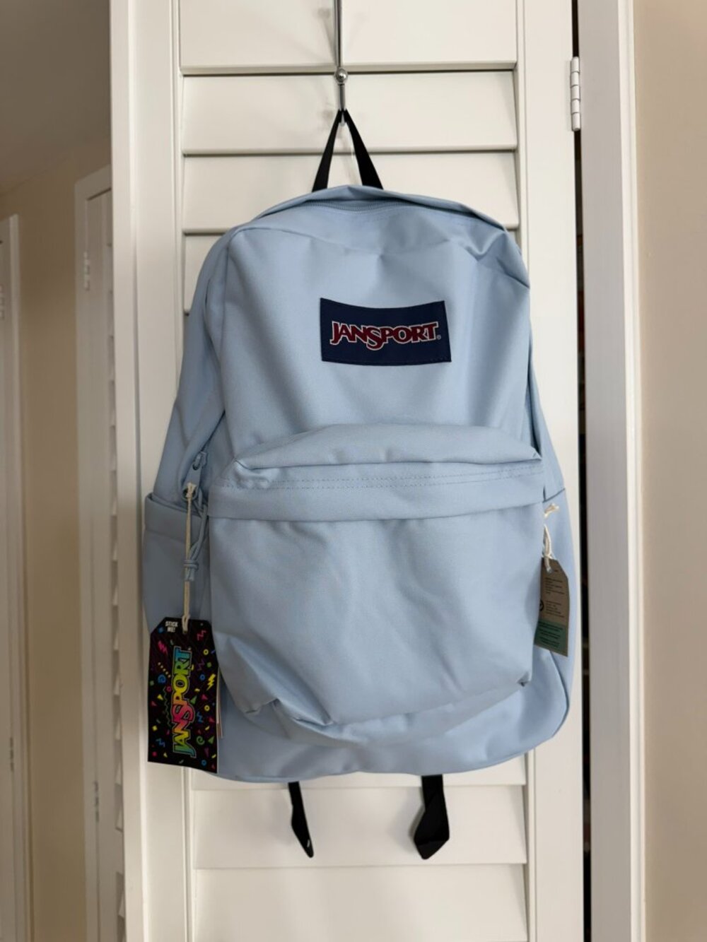 Jansport Superbreak Backpack Blue Dusk Lightweight Premium Backpack NWT